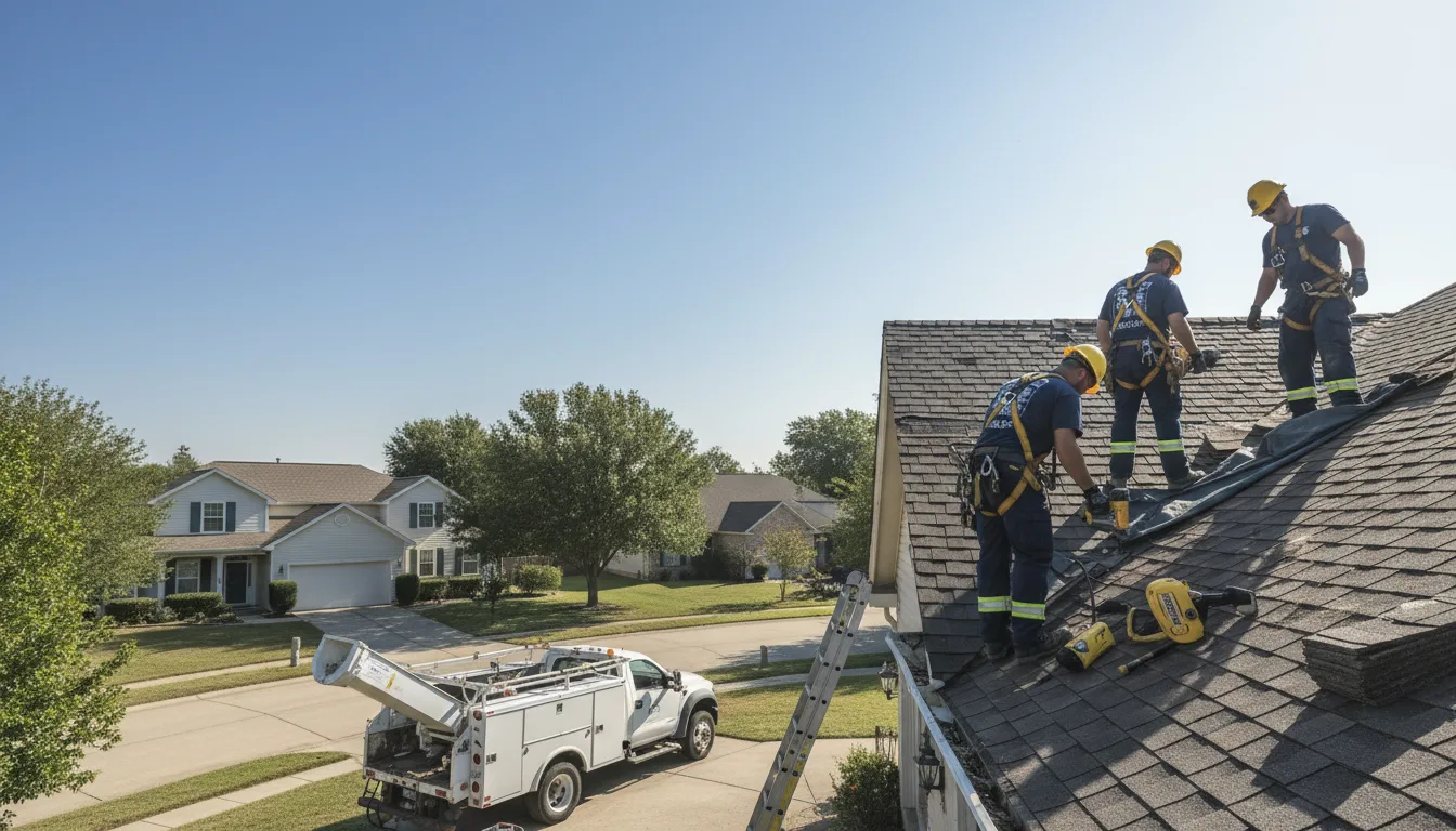 Storm Damage Roof Repair in New London, CT